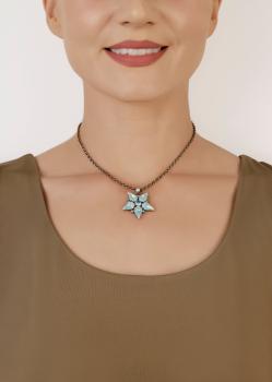 Blau - Sabrina Vintage - Halskette von Konplott